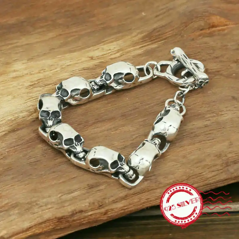

S925 sterling silver men's bracelets personalized fashion jewelry s925 sterling silver men's bracelets personalized fashion gift
