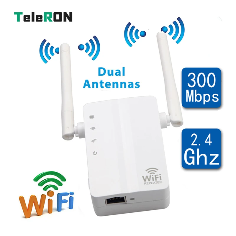 Беспроводной усилитель сигнала TEROW Wi Fi репитер 300 м диапазон Extander 2 4G Repetidor 802.11N/B/G