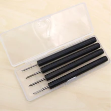 4 шт./компл. Деревянный инструмент для резьбы, нож набор высокого Скорость Сталь миниатюрный резьбы по дереву с фиолетовый сандалового дерева ручка для энтузиастов вырезания