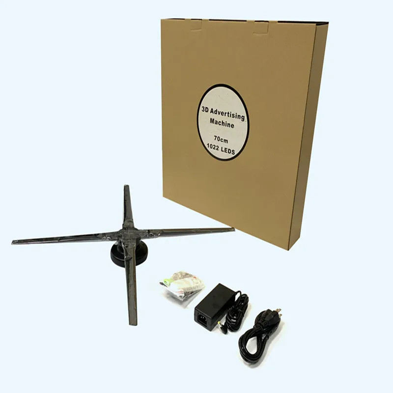 AUSIDA 70cm 3D hologram advertising display wifi Logo projector LED holographic fan holograma ologramma proyector holografico AUSIDA 70cm 3D hologram advertising display wifi Logo projector LED holographic fan holograma ologramma proyector holografico