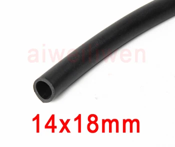 

14mm id 18mm od viton tube Fluorine rubber hose FKM FPM fluoro-elastomer tubing oil resistance anti-corrosion acid alkali