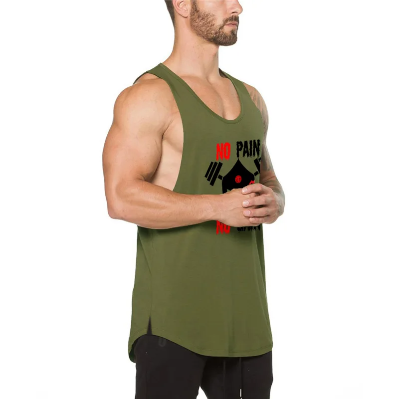 Musclragazzi 2023 Mens Fitness Clothes Bodybuilding Canotta Uomo Senza Maniche Tees Shirt Casual Vest Cotton Stringer Undershirt