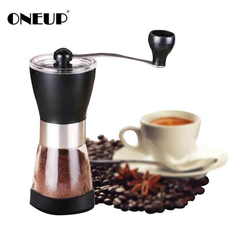 

ONEUP Manual Coffee Grinder Ceramic Core Coffee Hand Mill Coffeeware Coffee Beans Pepper Spice Grinder Portable Grinder Machine