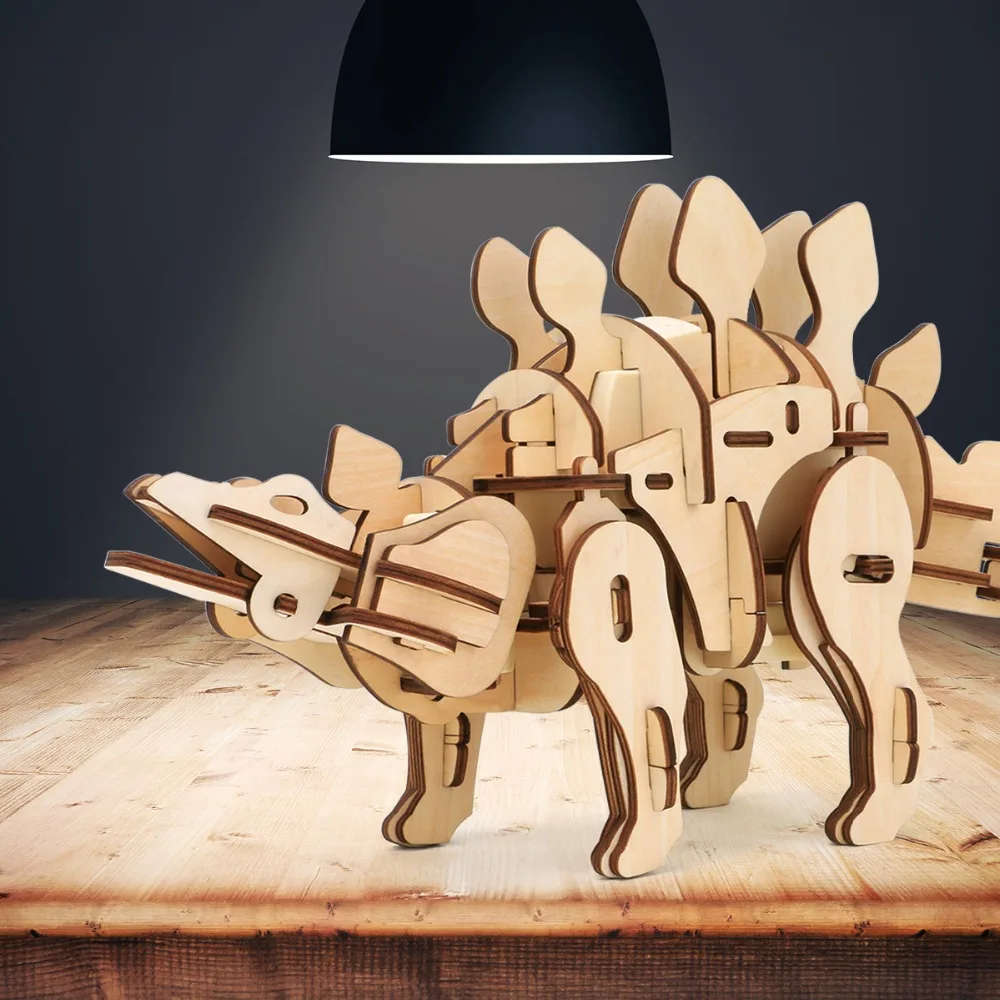 Robotime DIY Stegosaurus игрушки с дистанционным управлением прогулочный ревущий динозавр