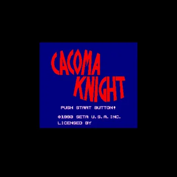 

Cacoma Knight in Bizyland NTSC Version 16 Bit 46 Pin Big Gray Game Card For USA Game Players
