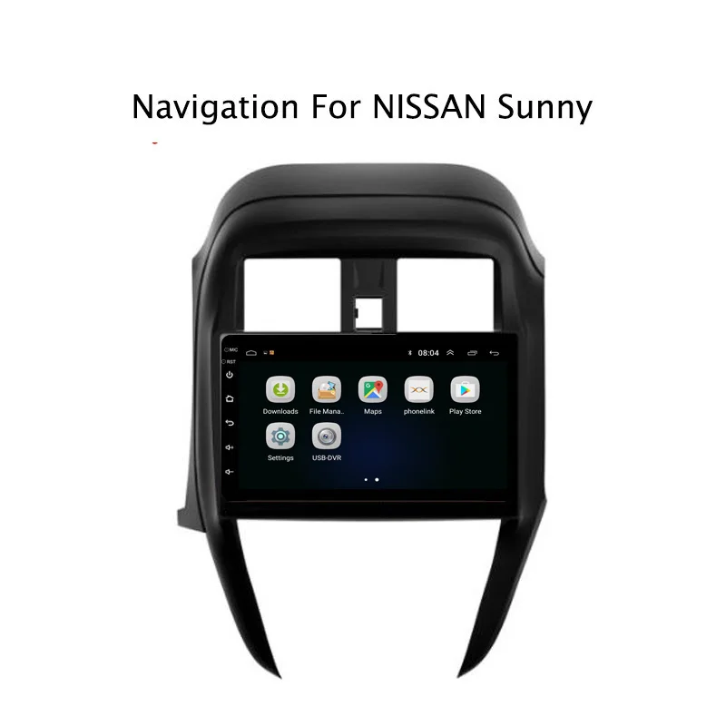 10 1 &quot2.5D ips Android 8 автомобильный DVD gps плеер для Nissan Sunny 2014 2016 черный автомобиль радио