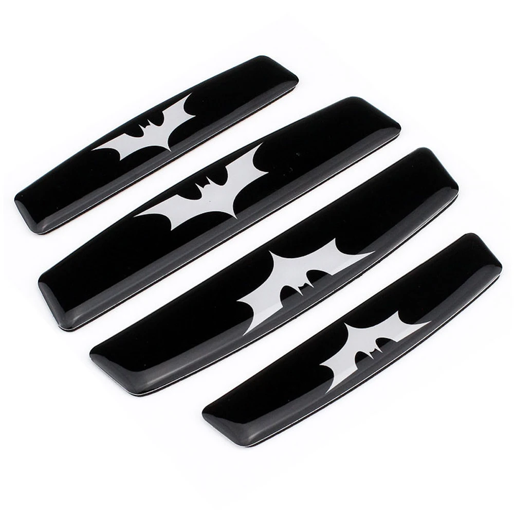 

Car Styling Car Door Bumper Strips Anti Scratch Sticker For Bat Logo For Vauxhall Peugeot Alfa Romeo Skoda Buick Chevrolet Smart