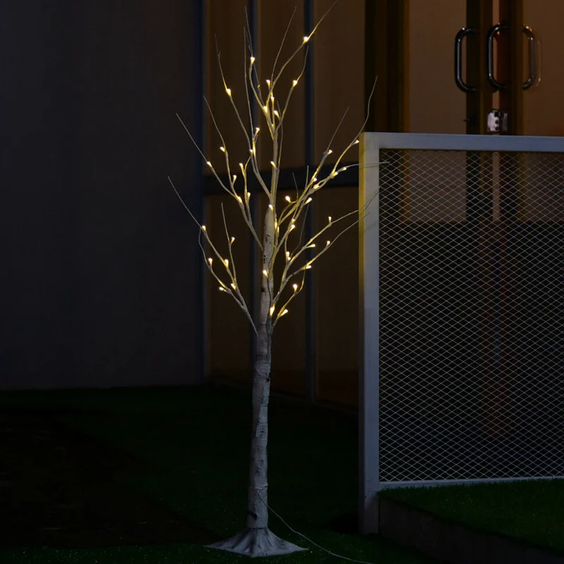 

New 45cm LED Silver Birch Twig Tree Lights Warm White Lights White Branches for Christmas Home Party Wedding NE