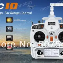 Devo 10 Белый 2,4 ГГц 10Ch Walkera Радио Walkera QR X350 PRO Запчасти с отслеживанием