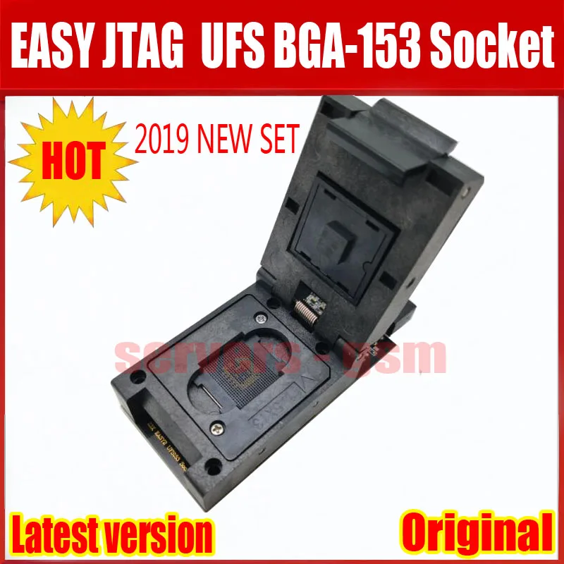 Новейший Простой Jtag плюс UFS BGA-153 адаптер с легкий Jtag плюс коробка