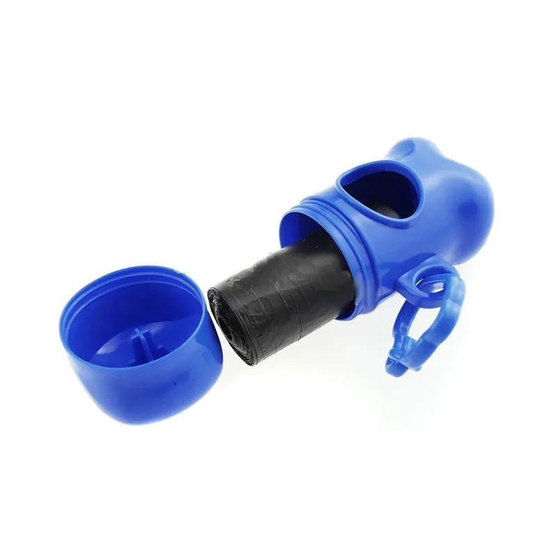HOT Colors Plastic Bags Mini Pet Dogs Bags Dispenser Bone Box for Pet Waste Portable Litter Box Products