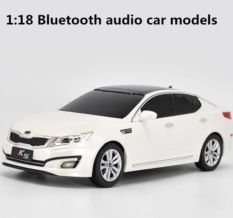 1:18 передовая Модель автомобиля игрушки, высокая имитация KIA K5 Bluetooth аудио автомобиля, изысканная Коллекционная модель