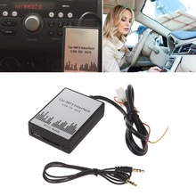 New Hot USB SD AUX Car MP3 Music Adapter CD Changer Audio Adapte For Nissan Almera Maxima Teana Infiniti usb sd aux car mp3 music cd changer audio adapte for peugeot 307 407 citroen c4 c5 rd4 12pin interface cd quality dropship