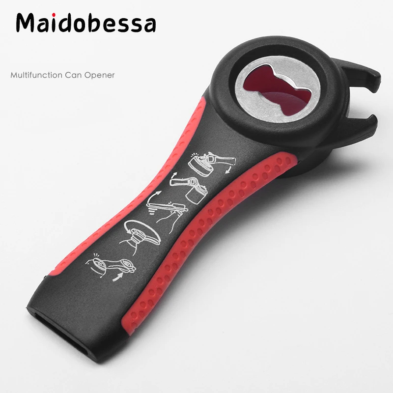 

Maidobessa 5 In 1 Creative Openers Multifunction Stainless Steel Can Opener Beer Bottle Universal Opener Kitchen Tools
