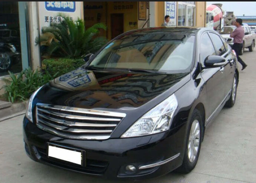 Для Nissan Teana 2008 2009 2010 прозрачная Автомобильная фара с прозрачными линзами