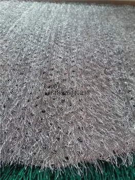 white LongTassel Rotten hole net Polyester Fringe Trim Lace Yarn Sequin Ribbon African Style Dress Garment Curtain For Sewing white LongTassel Rotten hole net Polyester Fringe Trim Lace Yarn Sequin Ribbon African Style Dress Garment Curtain For Sewing