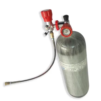 Online AC268101 6.8L DOT Carbon Faser Paintball Tank Pcp Air Gun Air Softgun Schnellkupplung Dive Tank Zylinder Für Pcp Acecare