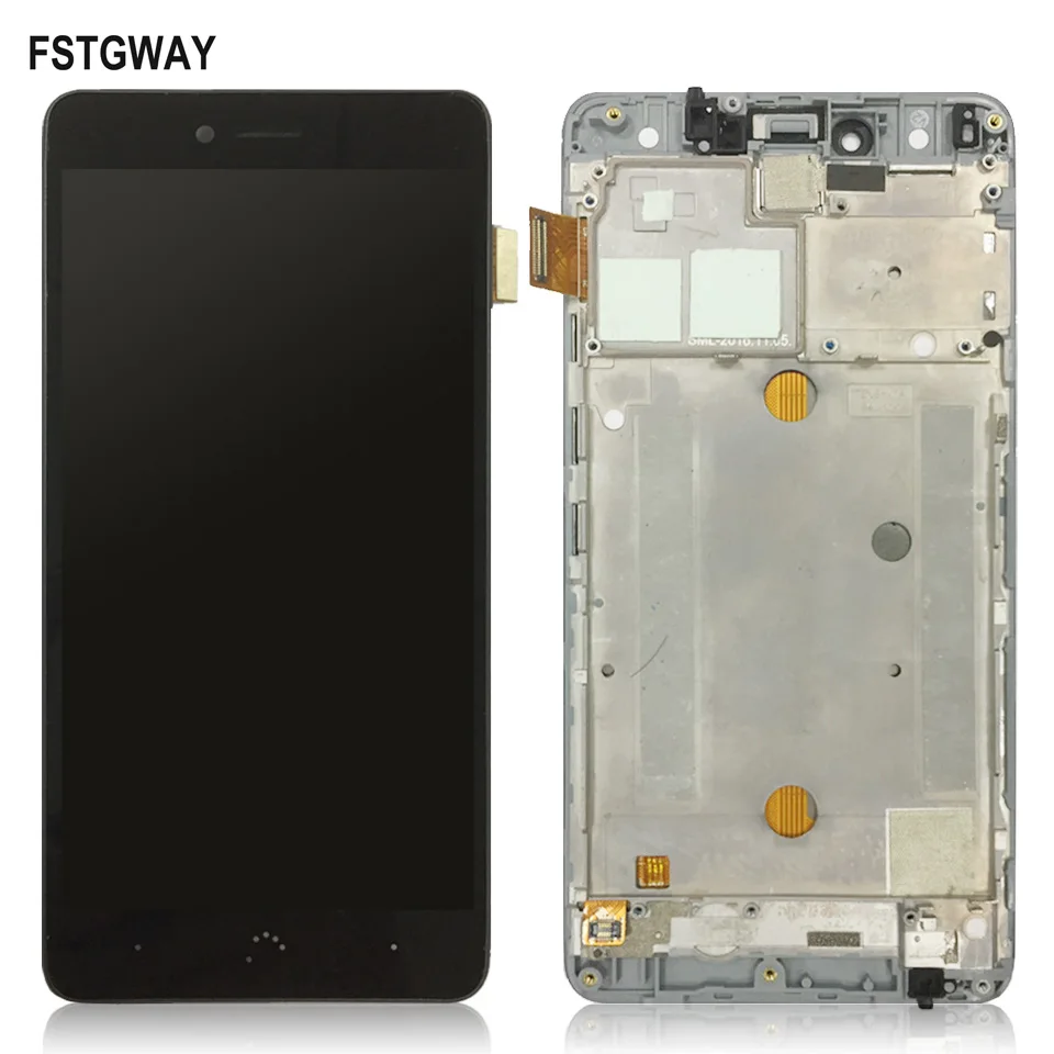

For BQ Aquaris U plus/U Lite LCD Display+Touch Screen Assembly for bq u plus/u lite lcd digitizer with Frame Panel