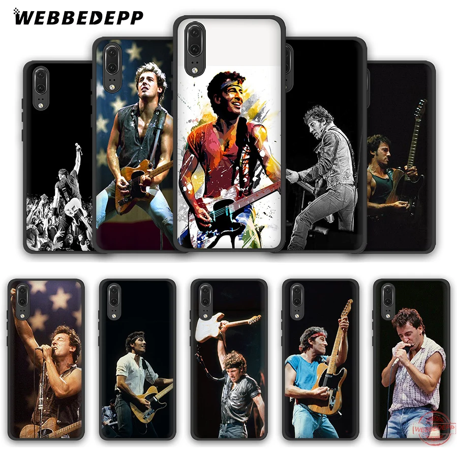 

WEBBEDEPP Bruce Springsteen Star Soft Case for Huawei P8 P9 P10 P20 P30 Lite Pro 2017 P Smart Y6 Y7 Prime 2018 Y9 2019