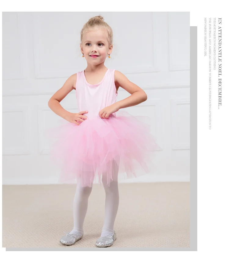 Новинка; балетное платье-пачка для танцев; танцевальная одежда для девочек; детская юбка принцессы; костюмы без рукавов; гимнастическое трико; Одежда для танцев