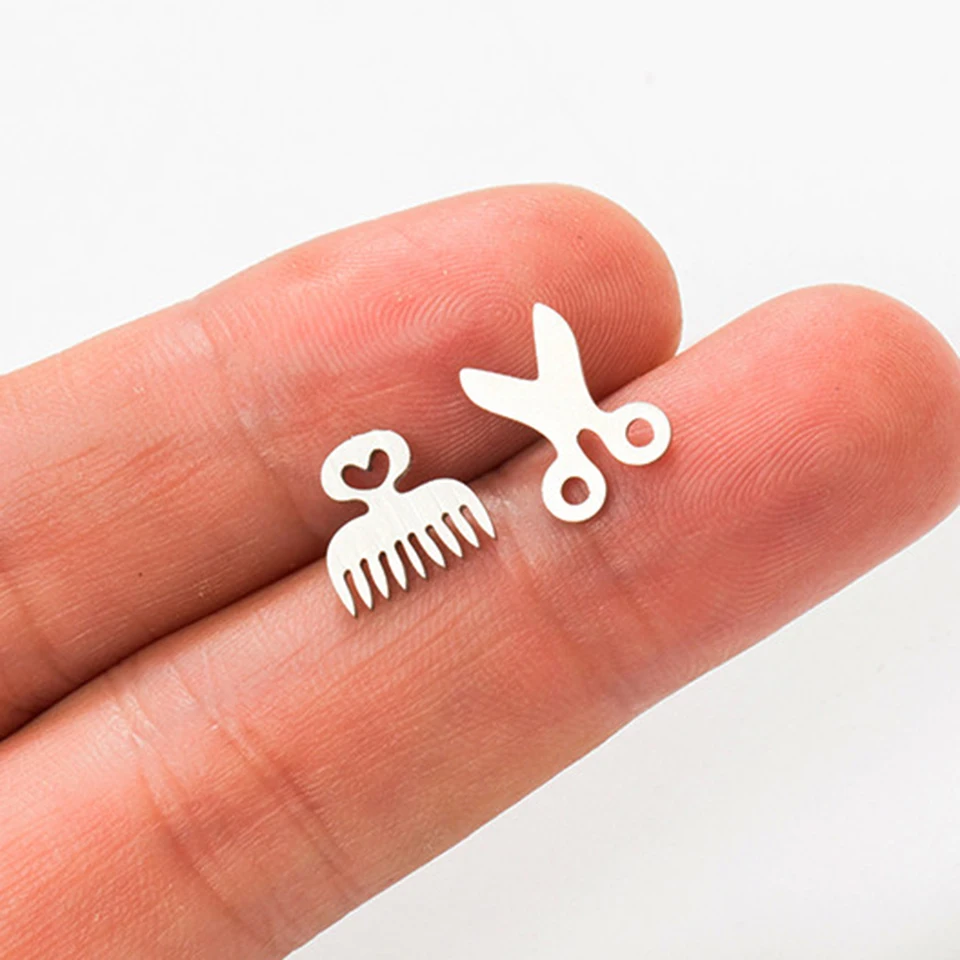 Творческий парикмахерские инструменты для создания объема, серьги со ...