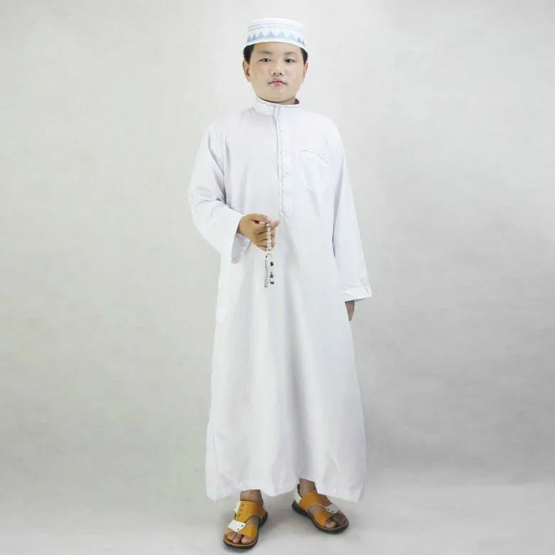 

Boys Islamic Clothing Kids Muslim Thobe Arab Abaya Robes for Baby Boy Kaftan Islam Child Clothes Toddler 3-16 Years Jubba Thobe