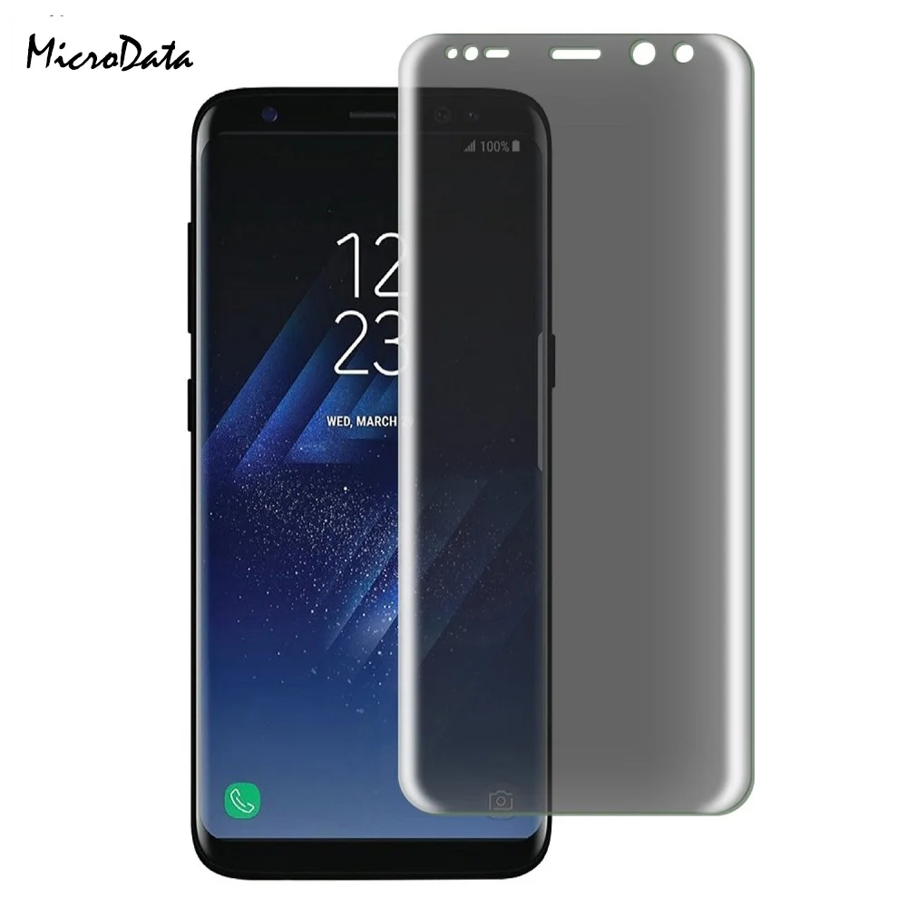 Чехол из закаленного стекла для samsung Galaxy S8 plus антишпионский защитный чехол