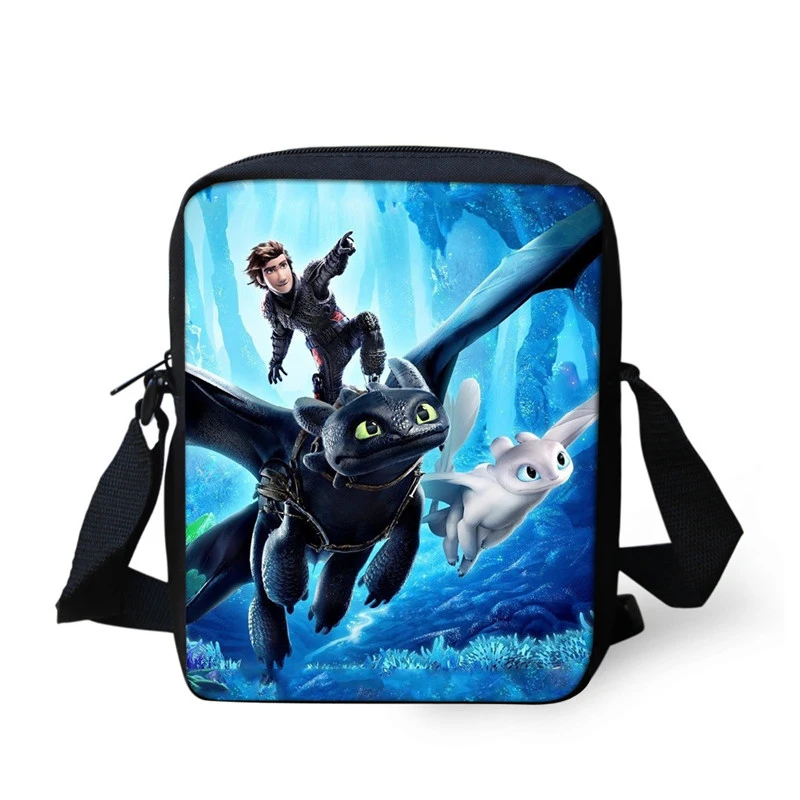 Маленькие сумки-мессенджеры с принтом «Как приручить дракона 3» для мальчиков; Повседневные детские сумки на плечо; детская сумка через плечо