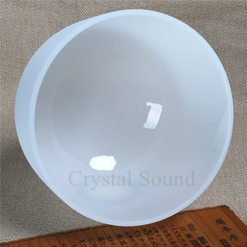 10" Note C/D/E/F/G/A/B 432Hz Frosted Quartz Crystal Singing BowlBells
