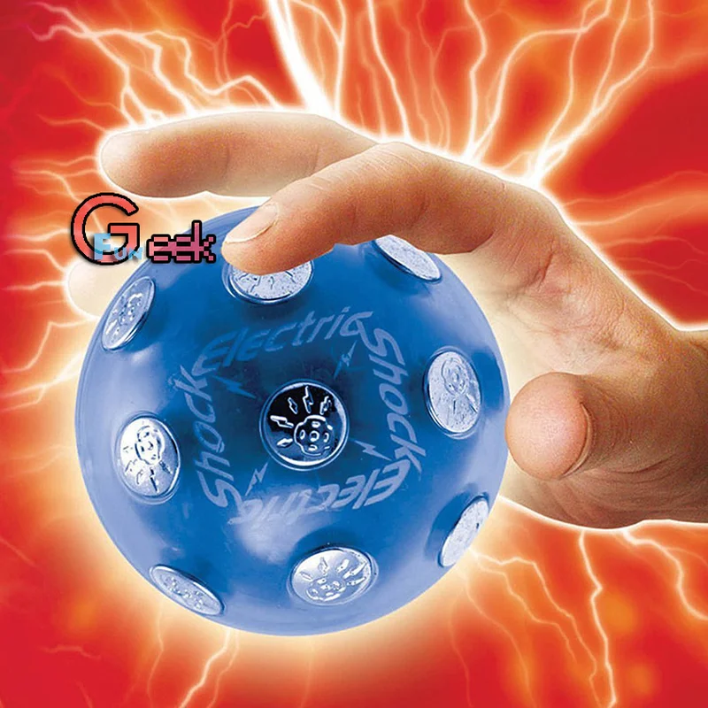 

Hot Electric Shocking Ball Novelty Toy X'mas Party Game Shock Glowing Ball Stress Relief Auto off Fun Prank Trick magnetic ball