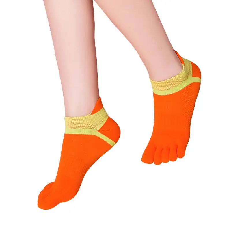 Image Hot Sales 1 pairs Women Cotton Breathable Toe Socks Casual Ankle Five Finger Socks