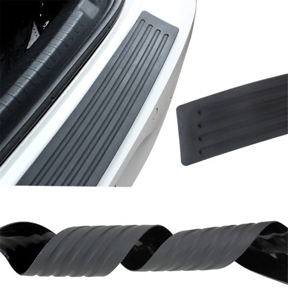 CARPRIE аксессуары для электромобиля универсальный автомобильный черный Задний бампер порога/защитная пластина резиновая крышка Защитная колодка для отделки наклейка