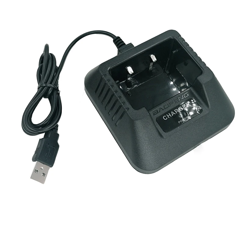 Baofeng UV5R USB Battery Charger For Portable Two Way Radio Walkie Talkie Baofeng Uv-5r Uv-5re 5RB Uv-5ra Accessories (4)