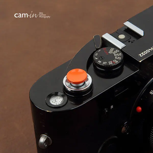 

11mm Cam-in Sliver Soft Shutter Release button For Leica Contax Fujifilm 9080