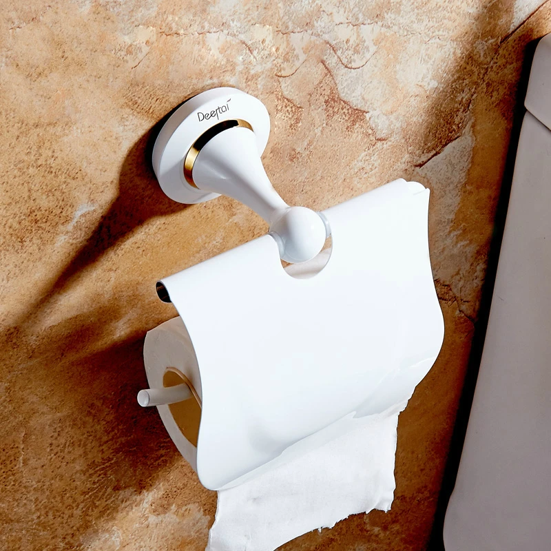 Modern Paint White Paper Box Polished Toilet Paper Holder Solid Brass Roll Holder Bathroom Accessories Vs5 Bathroom Accessories Holder Bathroombathroom Holder Aliexpress