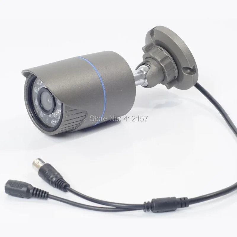 Камера видеонаблюдения водонепроницаемая IP66 AHD 720P 1200TVL 1 0 МП 24 шт. Инфракрасные