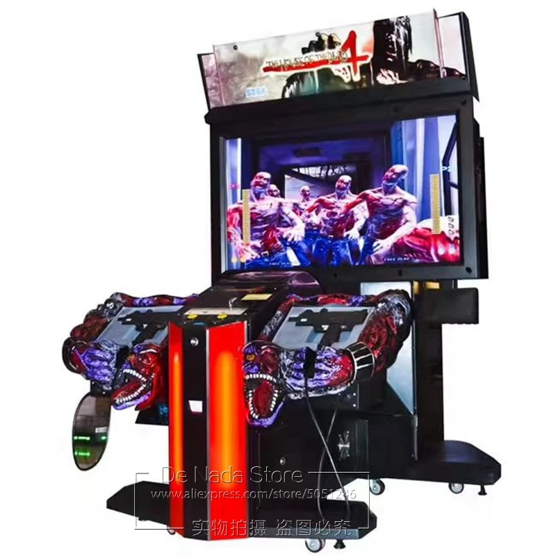 

House Of The Dead 4 Amusement Park Coin Operated Simulator Gun Shooting Video Arcade Game Machine For Game Center