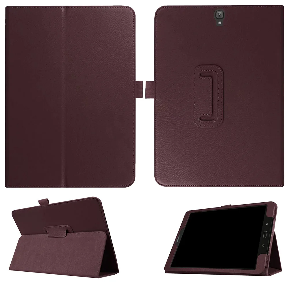 For Samsung Galaxy Tab S3 9.7 Case SM-T820 T825 Slim Leather Flip Stand Tablet Protect Cover Galaxy Tab S3 9.7 inch Folio Case (1)