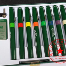 Аутентичный герой, техническая ручка, высокое качество, ручка с крюком, архитектурный дизайн, ручка для рисования, Повторное заполнение, чернильная ручка(9 ручек/набор