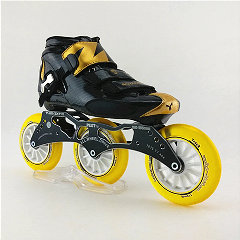 2016 New Design Adults Professional Roller Skating Children Inline Roller Skate Shoes With 3x110mm Wheel Roller Patins