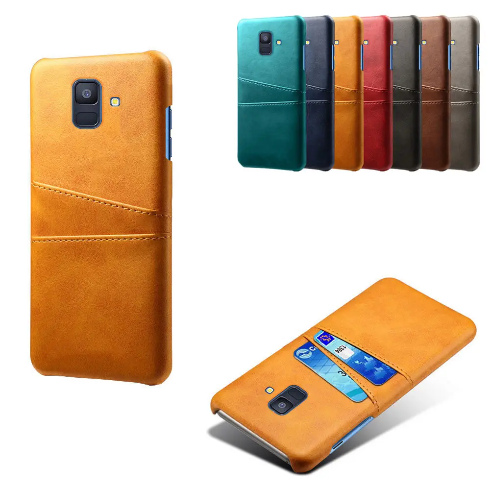 

For Samsung Galaxy A8 A6 Plus A9 A7 2018 A750 A9S Prime Card Wallet Phone Back Cover For Samsung J8 J7 J3 2018 J6 J4 Plus Funda
