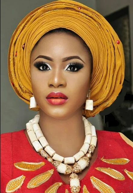 Latest White Coral Beads Jewelry Set Nigerian African Wedding Beads Jewelry Set White Coral Beads Free Shipping QW1140