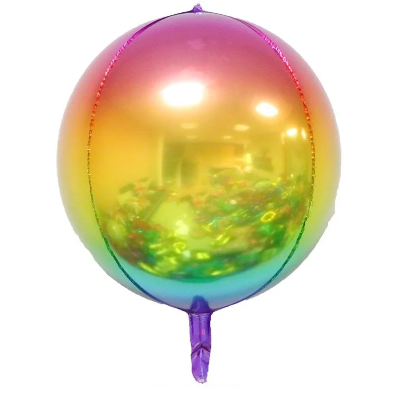 5 шт./лот 4D градиентные шары 22 дюйма Rround Planet Sci-fi воздушные шары на день рождения вечерние, свадебные украшения для детей и взрослых