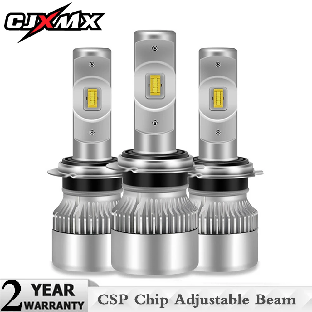 

CJXMX 2Pcs Adjustable Beam H4 H7 LED Bulbs H1 H8/H9/H11 9005/HB3 9006/HB4 Car Headlight 70W 10000LM 6500K 12V 24V Auto Led Lamps