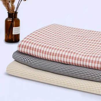 

Yarn-Dyed Vintage Check Fabric Plaid Polyester Cotton Fabric For Man Shirt And Woman's Dress Shirt TJ0078