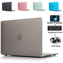 Чехол для ноутбука Apple macbook Air 13,3 Pro retina 15 12 11 для Mac book Pro 13 15 дюймов с сенсорной панелью+ крышка клавиатуры