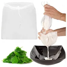 Последняя кухонных принадлежностей мешочек орехового молока тонкая нейлоновая сетка Марля для напитков Кофе фильтр удобный и удобный A1