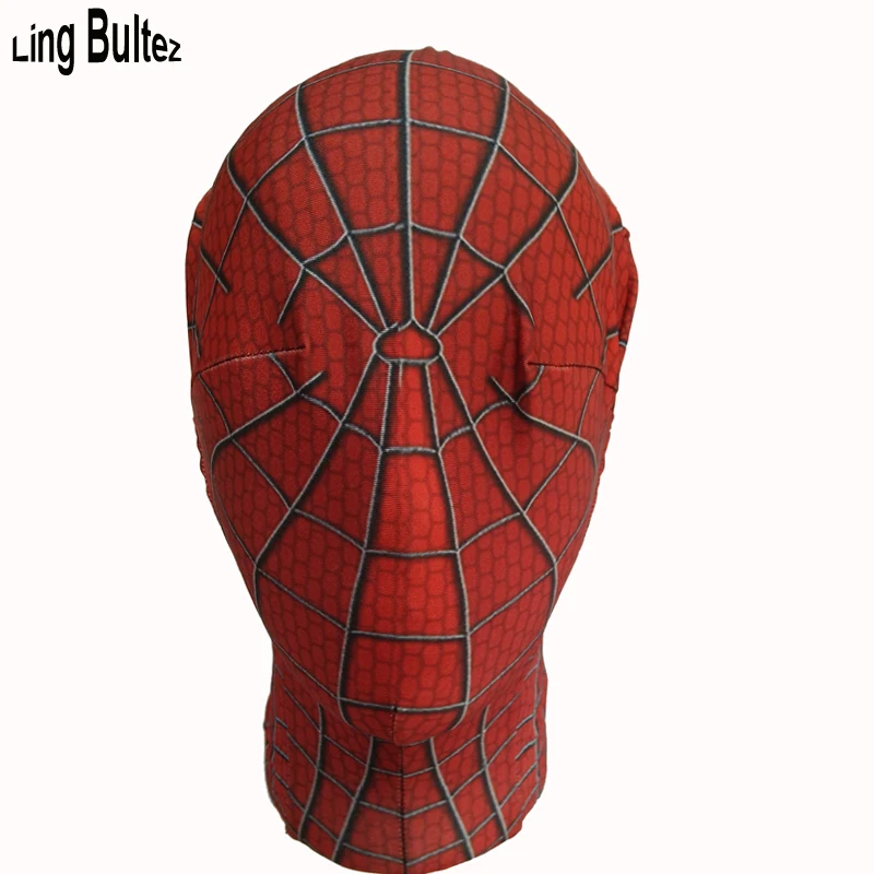 

Ling Bultez High Quality Amazing Spiderman Mask Without Lens Red Spiderman Face Mask