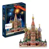 hot selling 3d difficult architecture Jigsaw puzzle model  paper diy learning&educational popular toys for boys & child & adult ► Photo 2/6