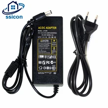SSICON 2Pieces 12V 5A 60W Power Supply Transformer Switch AC100-240V to DC12V Power Adapter For Security System